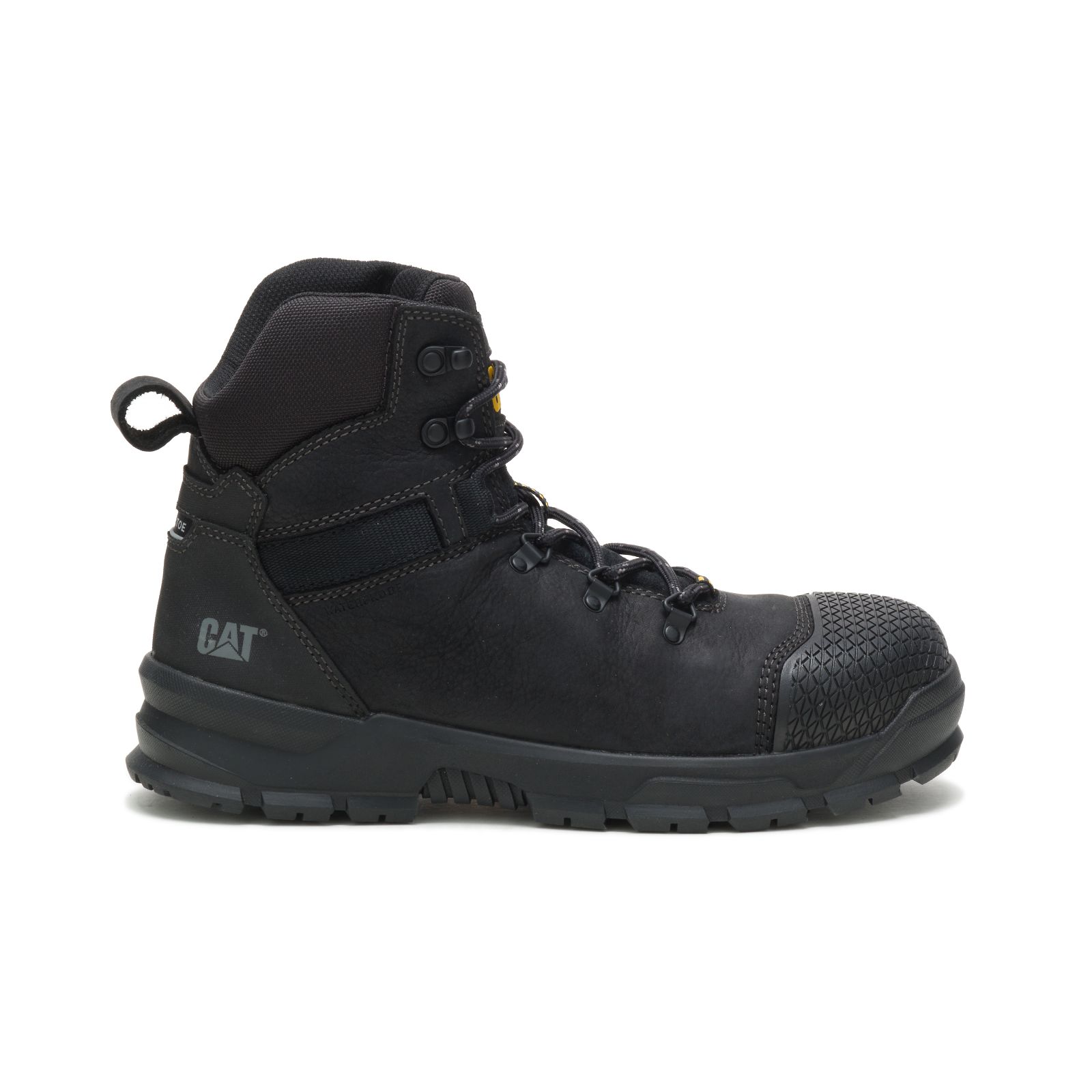 Caterpillar Accomplice X Waterproof Steel Toe - Mens Work Boots - Black - NZ (183KFMXHP)